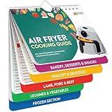 Air Fryer Cheat Sheet Magnets Cooking Guide Booklet - Air Fryer Cookbooks - Air Fryer Liners - Air Fryers Kitchen Gifts Gadgets 2024 - Air Fryer Accessories - Air Fryer Cooking Guide Airfryer Liners