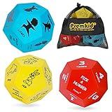 Premkid Exercise Dice for Kids,12-Sided Giant Foam Yoga Dice Games for Indoor and Outdoor Use, Kids Exercise Equipment for Classroom and Physical Education Learning and Preschool Games