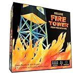 Runaway Parade Games Deluxe Fire Tower Board Game- Fight fire with fire in This Fast paced, Competitive Strategy Game | Easy to Learn | 10+ | 15-30 min