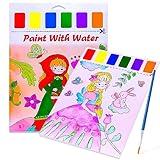 BAOXUE Water Coloring Books for Kids Ages 4-8,Paint with Water Colors Book for Toddlers,Watercolor Painting Paper Gift for Boys Girls 2-4 Years