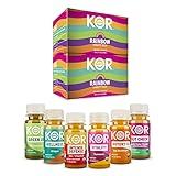 KOR Shots Variety Shot Pack - 24 Pack x 1.7 Fl Oz - Rainbow Pack - Fresh, Nutrient Rich Juice Shots - USDA Certified Organic