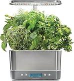 AeroGarden Harvest Elite Indoor Garden Hydroponic System with LED Grow Light and Seed Kit, Holds up to 6 Pods, Stainless Steel