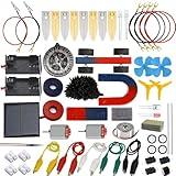 Delinx STEM Science Kit, Magnets Learning,Basic Circuit Learning,Fruit Battery Experiment,Green Alternative Energy Lab Kits, Physic Electricity Educational Project for Kids & Teens,Girls & Boys