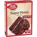 Betty Crocker Favorites Super Moist Devil's Food Cake Mix, Holiday Baking, 13.25 oz