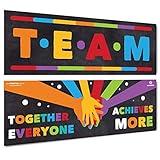 Sproutbrite Classroom Decorations - Banner Posters for Teachers - Team Bulletin Board and Wall Decor for Pre School, Elementary and Middle School Themes