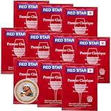 Red Star Premier Classique Wine Yeast (10 Pack) - Great for Making Wine Cider Mead Kombucha at Home - 5 g Sachets - Saccharomyces cerevisiae - Sold by CAPYBARA Distributors Inc.