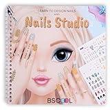 BSCOOL - Drawing, Coloring & Activity Book. Nail Design Book with Stickers and Guides. Fashion Design Sketchbook for Kids 5 and up. Little Designer Creativity Book - Nail Sticker Book. Christmas Gift