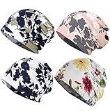 JarseHera Womens Slouchy Beanie Cotton Chemo Caps Cancer Headwear Hats Turban