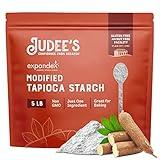 Judee’s Expandex Modified Tapioca Starch 5 lb - 100% Non-GMO, Gluten-Free & Nut-Free - USA Packaged - Thickens and Enhances Texture - Great for Making Tortillas, Bread, and Bagels