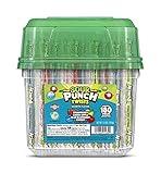 Sour Punch Twists, 6" Individually Wrapped Soft & Chewy Candy Tub, 4 Fruit Flavors, 62.4 Oz