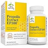 Terry Naturally Propolis Extract EP300, 60 Capsules - Supports Immune System, Upper Respiratory & Children’s Ear Health - Non-GMO, Gluten Free - 60 Servings