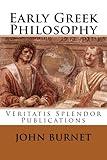 Early Greek Philosophy