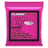 Ernie Ball Super Slinky Classic Pure Nickel Electric Guitar Strings, 9-42 Gauge (P02253)