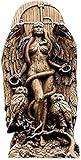DUANYU Goddess Statue Lilith Statue, Decorative Goddess Statues Gaia/Hecate/Lilith Goddess Statues Nature Resin Figurine for Home Garden Art Decor, Landscape Ornaments Goddess Sculptures (A)