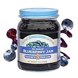 Nature's Hollow Blueberry Jam: Sugar Free Jam and Preserves, Low Cal, Non GMO, Keto Jam, Vegan, Gluten Free, and Diabetic Friendly - Sugar Free Jelly - 10oz