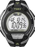 Timex Men's Ironman Triathlon Classic 30 Oversized 43mm Watch – Silver-Tone & Black Case with Black Resin Strap