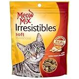 Meow Mix Irresistibles, Soft Cat Treats With White Meat Chicken, 3-Ounce Bag