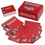 SJWOW US Citizen Test Flash Cards, Flashcards for The United States Citizenship Exam, 100 USCIS Questions and Answers Citizenship Flashcards Tarjetas para La Ciudadania De Las 100 Preguntas