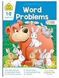 School Zone Word Problems Workbook: 64 Pages, 1st Grade, 2nd Grade, Math, Picture Stories, Graphs, Calendars, Clocks, Ages 6 to 8 (I Know It! Book Series)