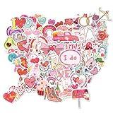 Valentine's Day Stickers 100PCS for Water Bottles,Waterproof Vinyl Lover Decals for Laptop Luggage Cup Computer,Cool Valentine's Gift for Kids, Toddlers, Teens, Party Favors