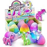 Dan&Darci Unicorn Hatching Surprise Eggs for Kids - 6 Pack - Grows 600% - Unicorn Toys for Girls & Boys Age 3-8 - Birthday Gift Ideas and Party Favors for 3+ Year Old Girl - Gifts for Ages 3 4 5 6 7 8