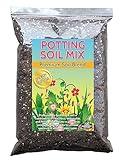 Premium Potting Soil Mix with Peat Moss, Vermiculite, Perlite (Made in USA) (4 Dry Quarts)