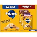 Pedigree Choice Cuts In Gravy Adult Soft Wet Dog Food 18-Count Variety Pack, 3.5 oz. Pouches