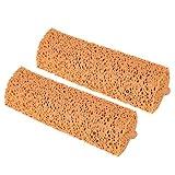 Yocada Sponge Mop Replacement Refill Head Home Commercial Use Tile Floor Bathroom Garage Cleaning Easily Dry Wringing 2 PCS