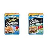 StarKist Chicken Creations Chicken Salad (Pack of 12) and StarKist Tuna Creations Deli Style Tuna Salad (Pack of 12)