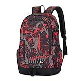 rickyh style School Backpack Travel Bag for Men & Women Lightweight College Back Pack with Laptop Compartmen