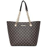 Montana West Tote Bag for Women Chain Top-handle Satchel Handbags Ladies Purses Shoulder Bags MWC-0391CF