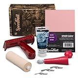 Speedball 3471 Super Value Block Printing Starter Kit – Includes Ink, Brayer, Lino Handle and Cutters, Speedy-Carve