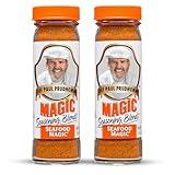 Chef Paul Seafood Magic Seasoning Blends | Seafood Boil & Fish Fry Seasoning Mix | Perfect for Crab, Shrimp & Salmon | Spices & Seasonings | Gluten & MSG Free | 2 Oz (Pack of 2)
