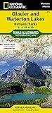 Glacier and Waterton Lakes National Parks Map (National Geographic Trails Illustrated Map, 215)