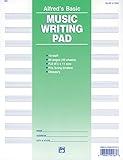 Alfred's Basic Music Writing Pad