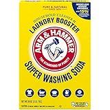 ARM & HAMMER Super Washing Soda Household Cleaner and Laundry Booster, 55 oz Box