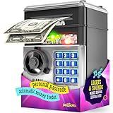 Piggy Bank for Kids - Electronic Money Saving Box w/Code- ATM Safe - Toy Coin Bank - Boys Toys for Age 3, 4, 5, 6, 7, 8, 9 - Birthday Gifts for 8, 9, 10, 11, 12 Year Old Boy and Girl