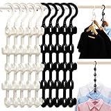 Closet Organizers and Storage,Upgraded Organization and Storage Clothes Hanger,10 Pack College Dorm Room Essentials,Sturdy Space Saving Hangers for Thick Clothe