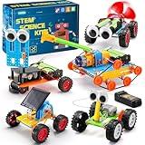 STEM Kits for Kids Ages 8-10, Robot Building Kits for Boys 8-12 5-7, Science Experiments for Kids 6-8 9-12, STEM Toys Gifts for 5+ 6 7 8 10 12 Year Old Boys Girl, Car Crafts Activities Engineering Kit