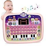Kid Tablet Toddler Learning Pad Interactive Toy with Screen -Educational Toys Fun Gifts -Music/Piano/ABC/Numbers/Words/Spell/Animals - for Boys&Girls 3+ (Pink)……