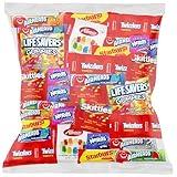 Halloween Bulk Assorted Fruit Candy - Starburst, Skittles, Gummy Life Savers, Air Heads, Sour Punch, Haribo Gold-Bears, Gummy Bears & Twizzlers (32 Oz Variety Pack)