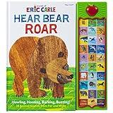 World of Eric Carle, Hear Bear Roar 30-Button Animal Sound Book - Great for First Words - PI Kids