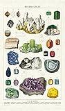 Cavallini Papers & Co Cavallini Vintage Mineralogy Cotton Tea Towel