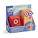 hand2mind Numberblocks One and Two Playful Pals, Plush Toys, Cute Plushies, Stuffed Toys, Numbers for Toddlers, Math Toys, Preschool Learning Toys, Kids Birthday Gifts, Stocking Stuffers for Kids 3-5