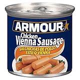 Armour Star Chicken Vienna Sausage, Canned Sausage, 4.6 OZ (Pack of 24)