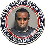 AMERICA'S FRONT LINE EL16-003 Diddy Challenge Coin DOJ LAPD HSI FBI US Marshals Miami Police Freak Off Indictment