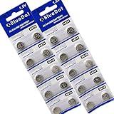 BlueDot Trading AG10 LR1130 LR54 LR54 1.5V Alkaline Coin Cell Battery for Watch, Hearing Aid, Calculator, Flashlights, Keyless Entry, Batteries, 20 Count