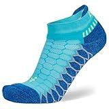 Balega Silver Compression Fit Performance No Show Athletic Running Socks for Men and Women (1 Pair), Cobalt, Small