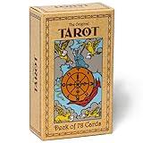 The Original Tarot Cards Deck with Guide Book for Beginners, Improved Alternative to Rider Waite Tarot Deck