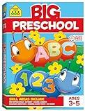 School Zone Big Preschool Workbook: Kids Learning Skills Ages 3 to 5, Handwriting, ABCs, Phonics, Early Math & Numbers, Colors & Shapes, Follow Directions, and More, 320 Pages